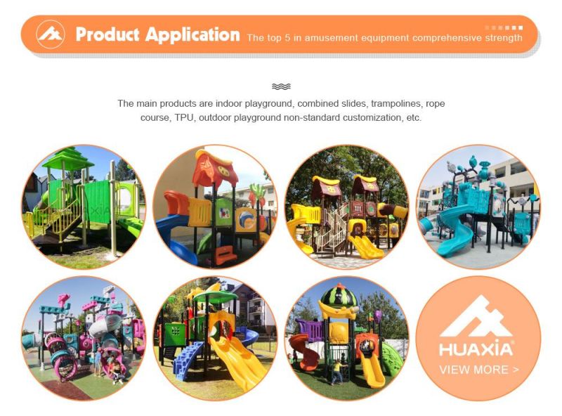 New Outdoor Hot Sale Amusement Park Custom Made Children Outdoor Playground Big Plastic Slides for Hot Sale