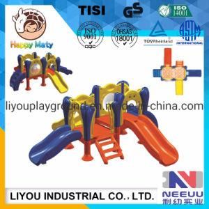Popular Kids Plastic Outdoor Playground Equipment Slide Set