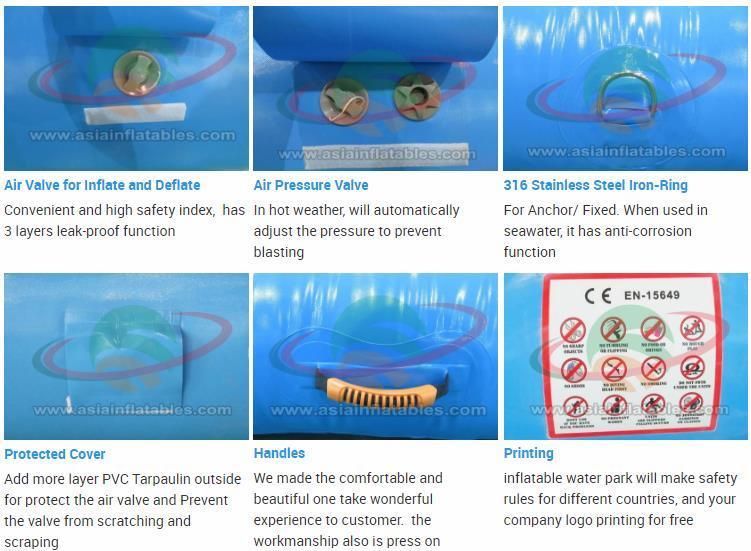 Commercial Use Toys Games Inflatable Floating Aqua Water Park