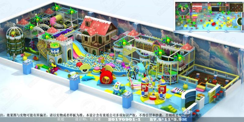 Hot Sale Ocean Theme Indoor Playground Equipment
