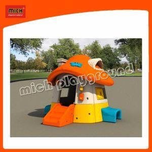 Children Garden Play Set Mushroom Shape Plastic Slide