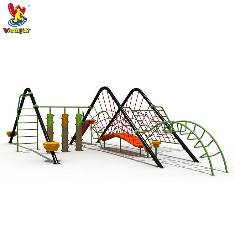 Kids Outdoor Playground for Sale Child Playhouse Outdoor Amusement Park Equipment Climbing Rope Net