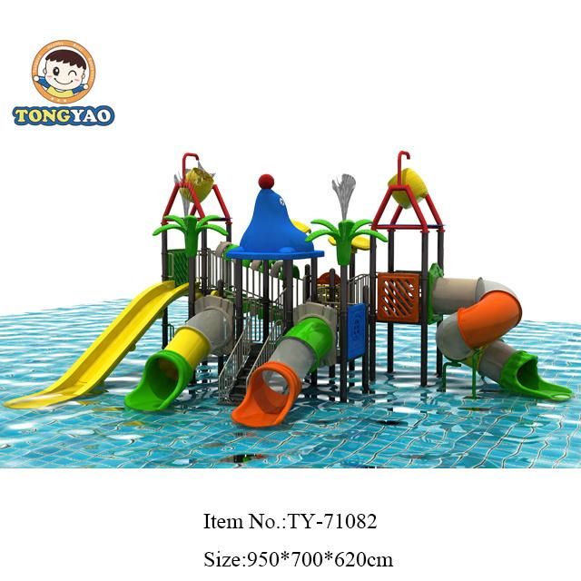 Latest Multifunction Four Color Combo Slides Water Park Equipment (TY-41451)