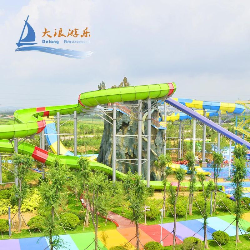 Giant Water Slide Outdoor Play Park Equipment Wholesale Price