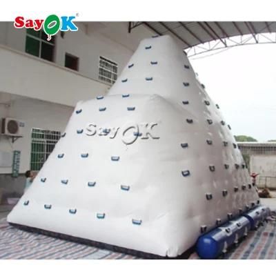 Inflatable Giant Iceberg Water Climbing Mountain for Water Park