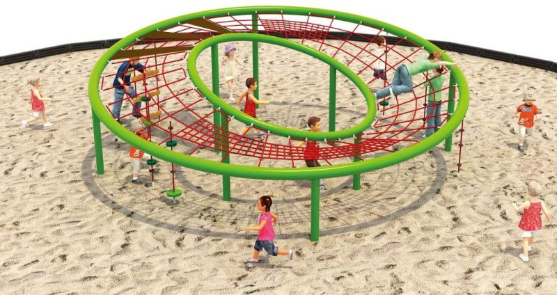 Children Adults Outdoor Fitness Equipment Climbing Net Large Amusement Equipment