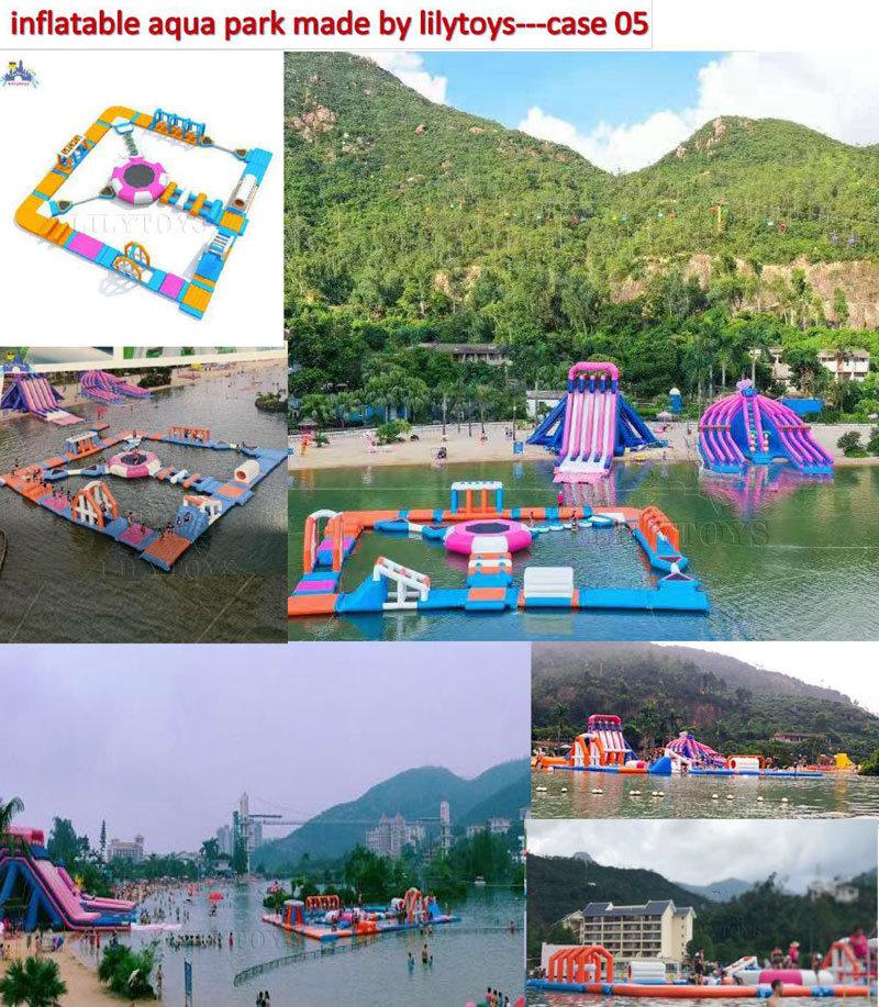 Inflatable Aqua Park Water Playground Water Obstacle Course for Sea or Lake
