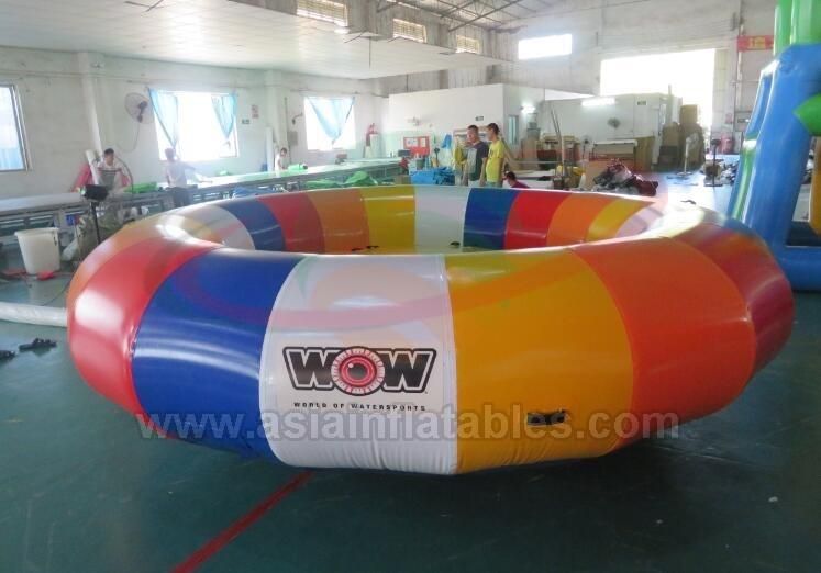 Inflatable Flying UFO Boat Water Saturn Inflatable Floating Disco Boat
