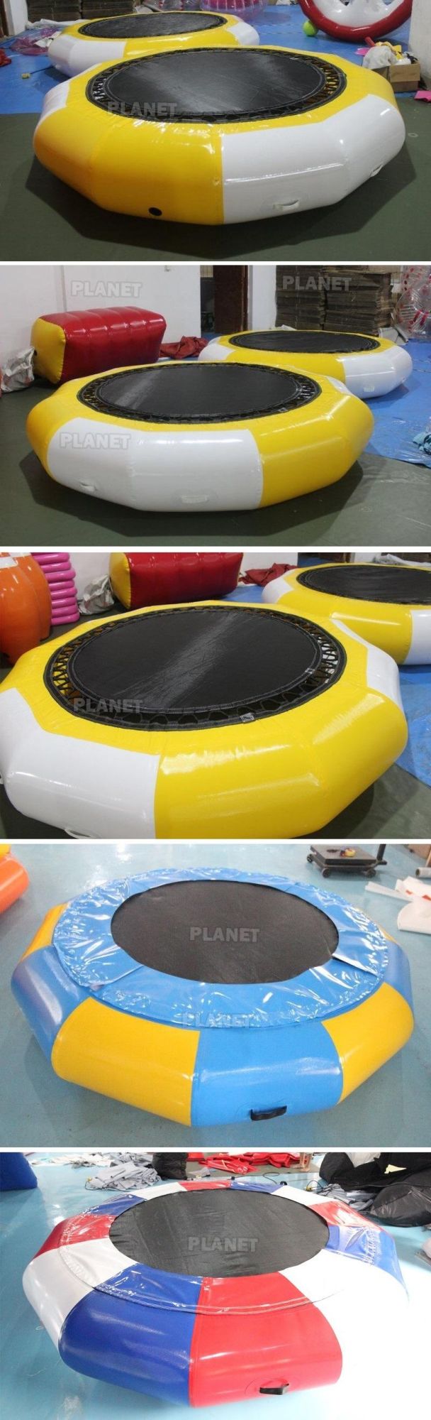 Commercial Durable Floating Water Air Jumping Trampoline Inflatable Water Trampoline