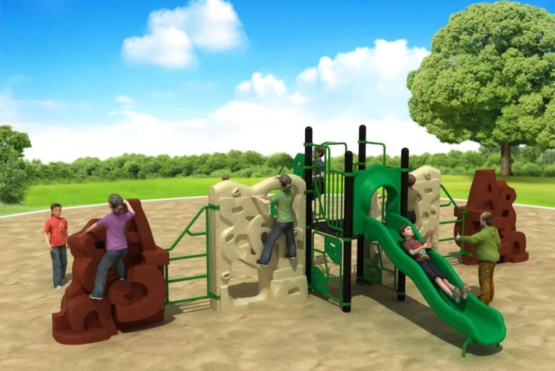 Amusement Park Kids Outdoor Plastic Toy Children Playground Equipment