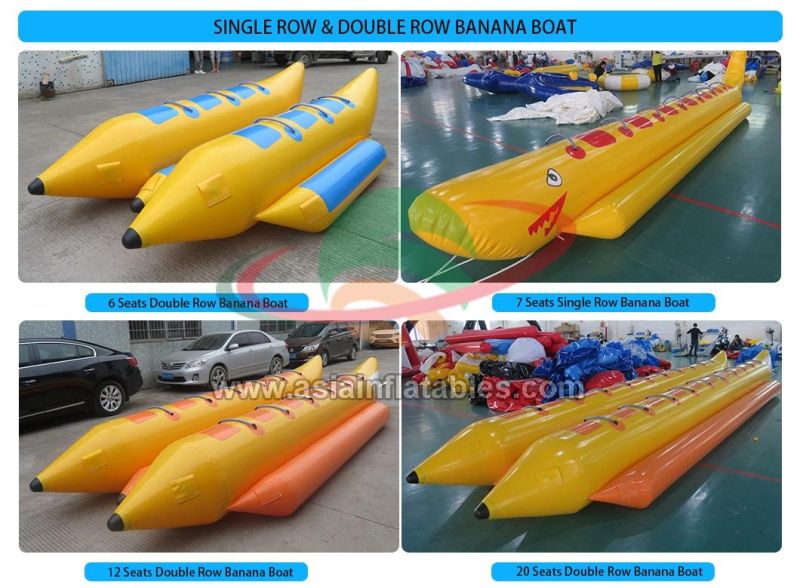 Hot PVC High Speed Inflatable Water Banana Boat with Factory Price