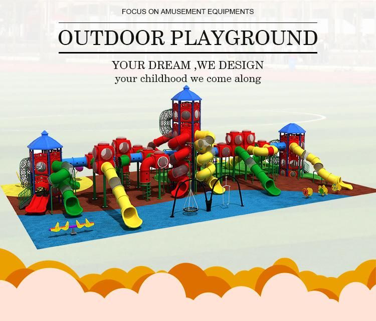 Spring Seat Outdoor Playground Equipment PE Board Shave with Ce Certificate