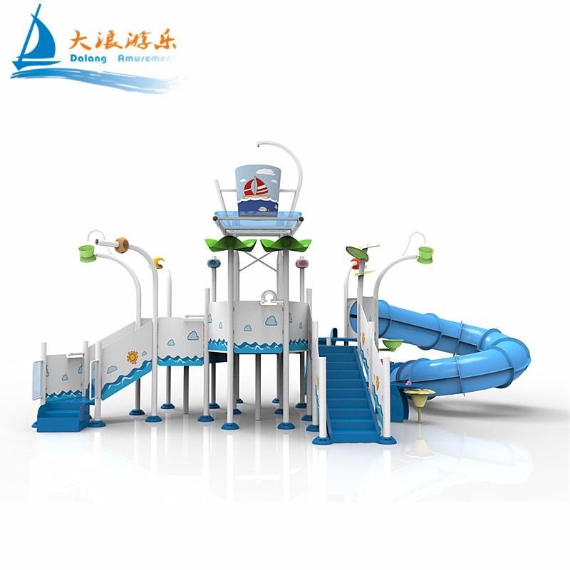 Aqua Park Equipment+Aqua Park Water Park Fiberglass Playground Water Slide for Kids
