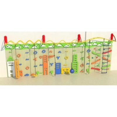 Hot Selling Customized Outdoor Playground Gym Fitness Pipe Rope Net Rock Climbing Wall Equipment