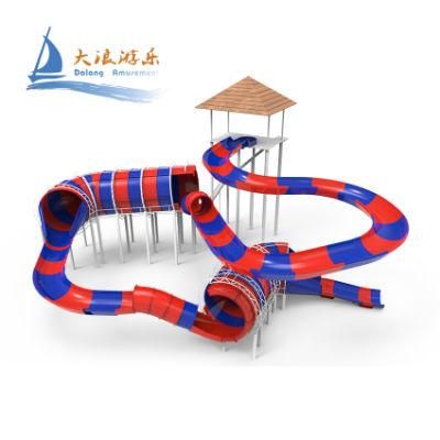 Python Water Slide with Skin Raft Play