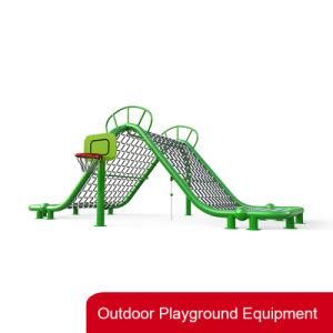 Children Rope Net Channel Outdoor Playground with Basketball