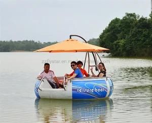 Water Park Equipment Aqua Donut BBQ Boat for Sale Leisure Electric