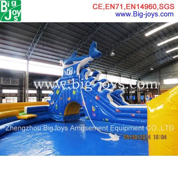 CE Certificate Inflatable Water Toys Game / Inflatable Outdoor Water Theme Park Supplier