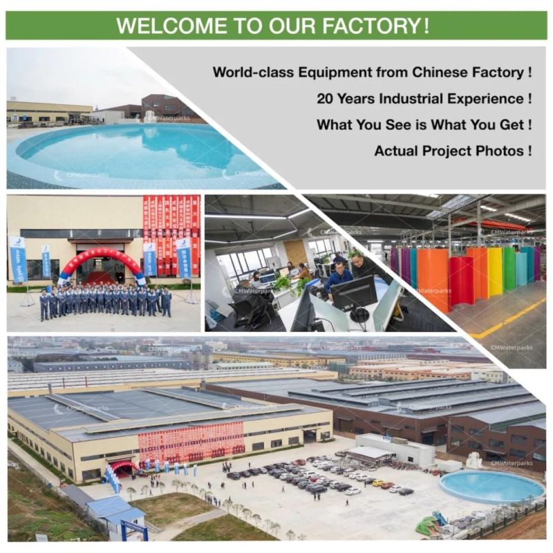 Commercial Fiberglass Water Park Equipment Water Slide