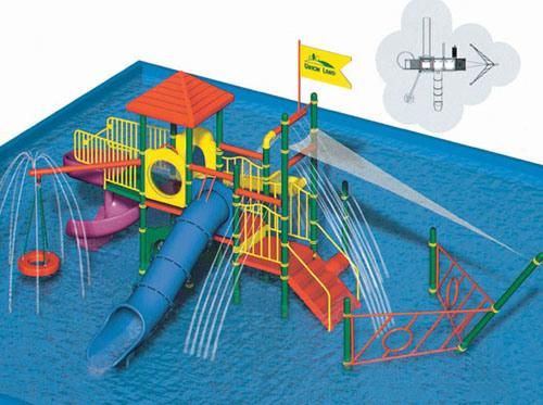 Lateest Luxury Interactive Funny Outdoor Water Park Slide Equipment (TY-41493)