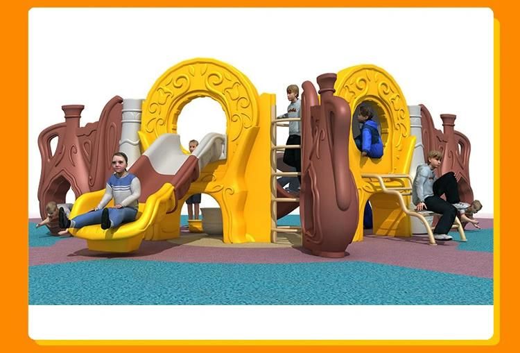 New Design Beautiful Cheap Large Expand Outdoor Combination Playground Slide with Climbing
