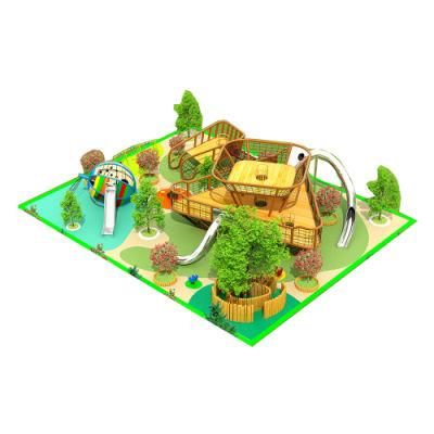 Preschool Playground Wood Plastic Kids/Child/Children Outdoor Gym Fitness Sports Outdoor Playground