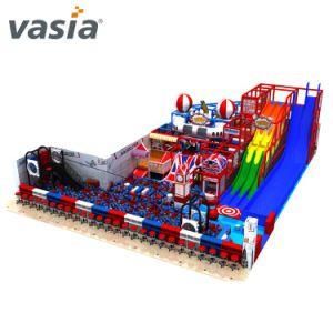 Indoor Playground Equipment 2 Level Climbing Course Kids Playground Indoor