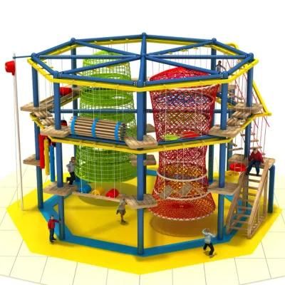 Kids Playground Expansion Adventure Equipment Park Outdoor Slide Climbing Tz19