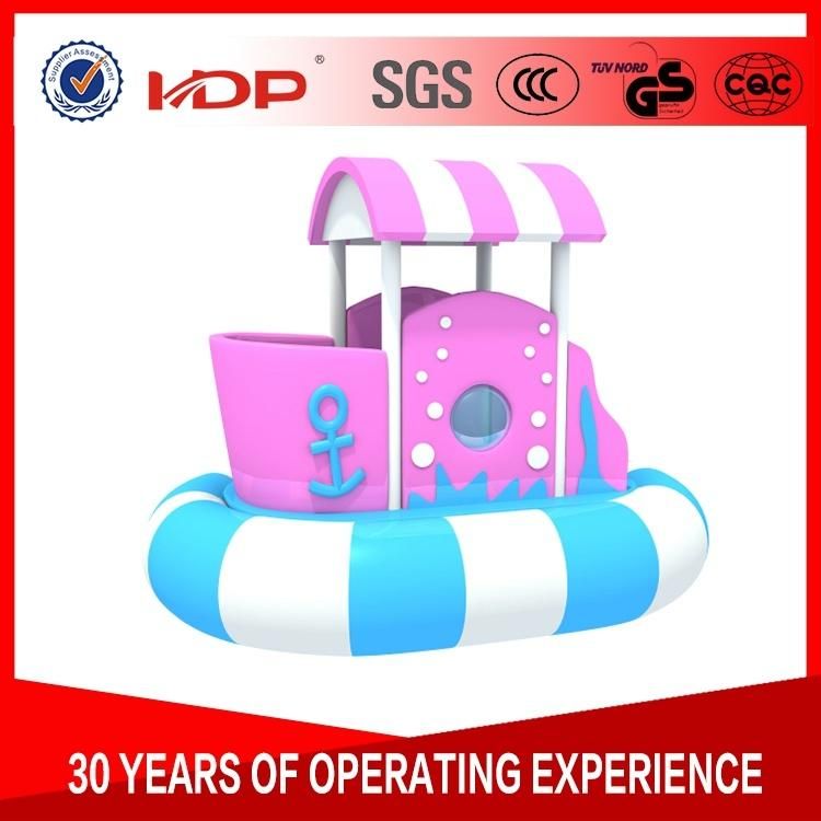 Plastic Kids Indoor Playground Equipment, Cute Kids Playground Electric Boat