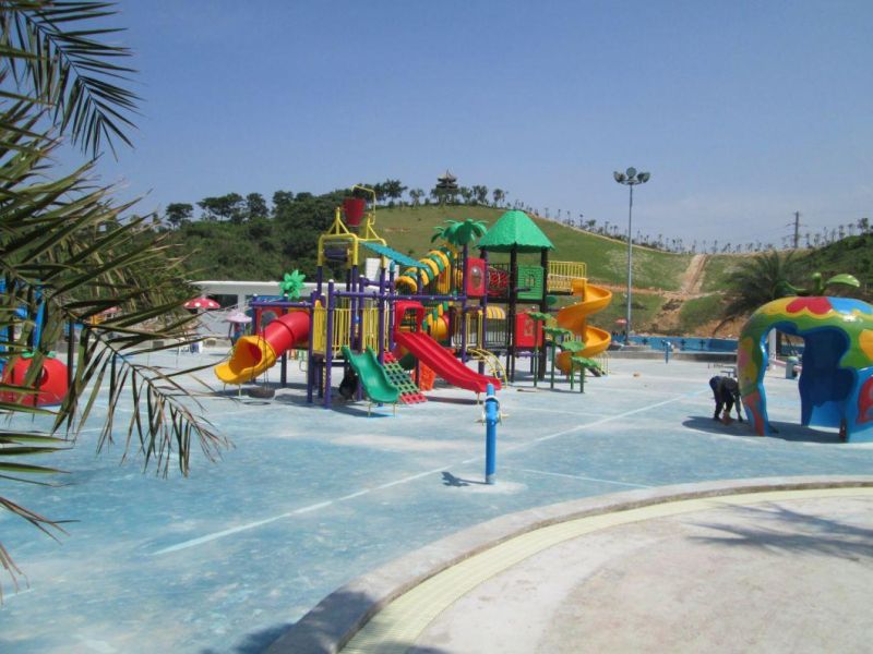 Fiberglass Water Park with Water Spray Swimming Pool Designs Toys
