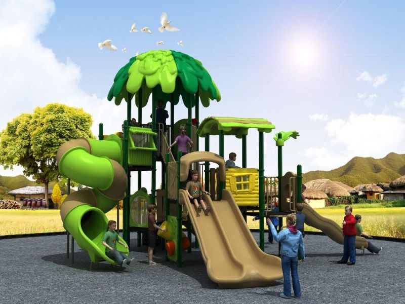 Kids Toy Children Slide Tree House Playground Outdoor Plastic Toys