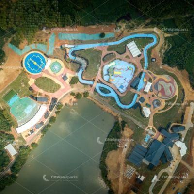 Fiberglass Water Slide Outdoor Water Park Equipment for Adult Kids