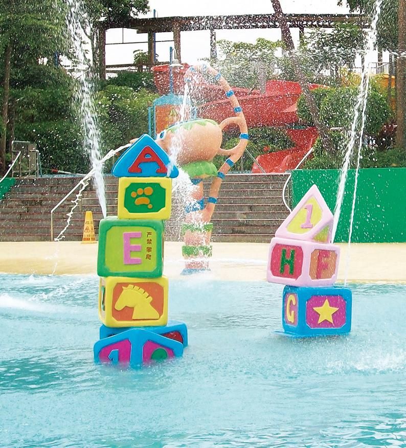 Frog Slide for Water Park Play Funny Fountain Spray Park Water Play Equipment
