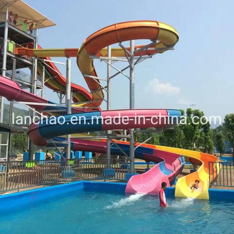 Fiberglass Open Body Slide for Water Park