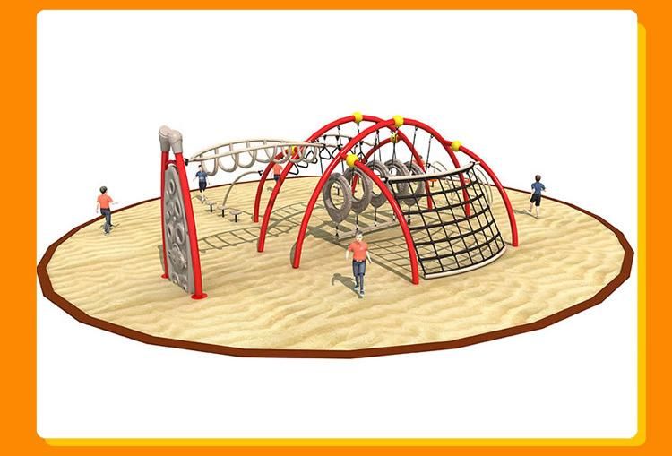 Kids Playground Outdoor Climbing Structure Slide Children Physical Fitness Training Equipment Jungle Gym