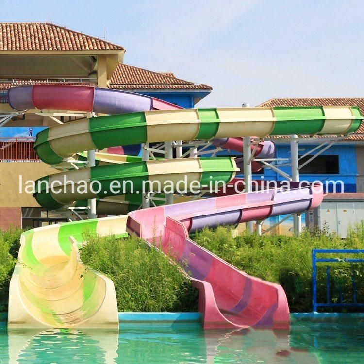Spiral Raft Ride Water Slide for Aquatic Amusement Park