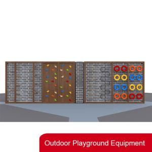 Wooden Outdoor Playground Equipment Climbing Playground (LY-15201)