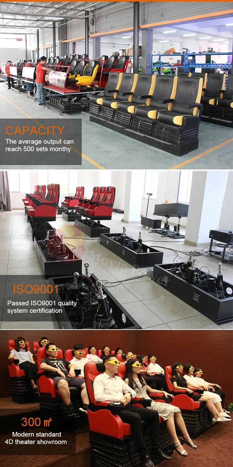 Factory Direct Supplier 5D Theatre Motion Chair 4D Projector Cinema