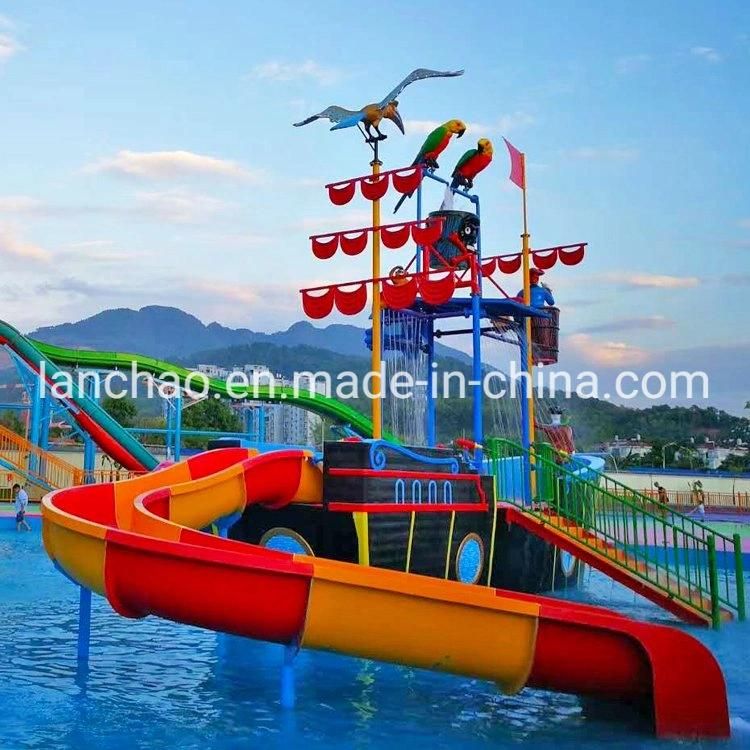 Family Water Park Equipment Kids Water Slide Playground