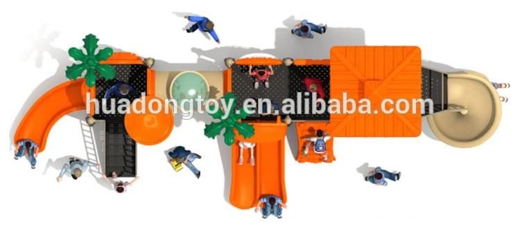 Children Outdoor Playground Theme Combined Slide