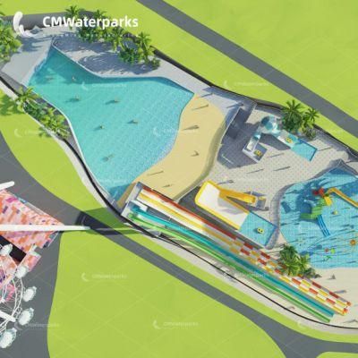 Cmwaterparks Designed FRP Children and Adults Water Slide Fiberglass for Water Park