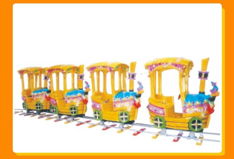 Wooden Boat Amusement Kids Ride Equipments Electric Tourist Trackless Track Train (KL6056)