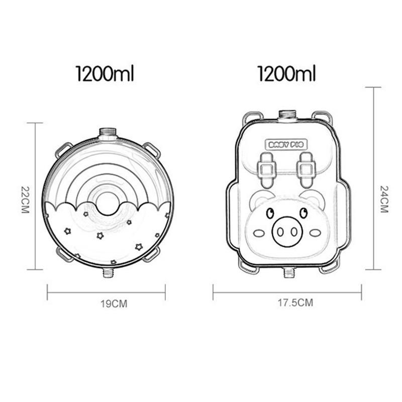 Water Gun Backpack Water Blaster for Kids -Water Shooter with Tank Lady Bug Toys for Kids- Summer Outdoor Toys for Pool Beach Water Toys for Kids Rainbow