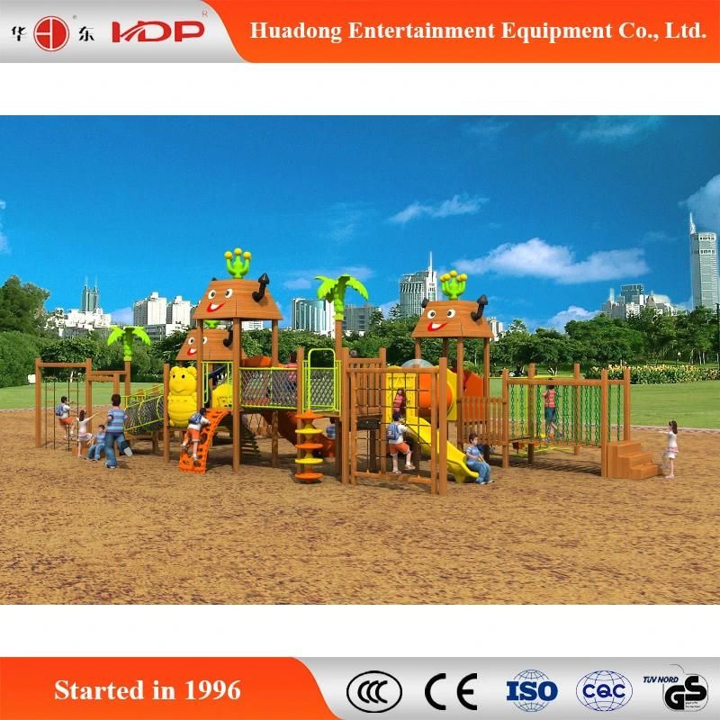 Popular Funny Children Slider Amusement Park Wooden Slide for Sale (HD-MZ044)