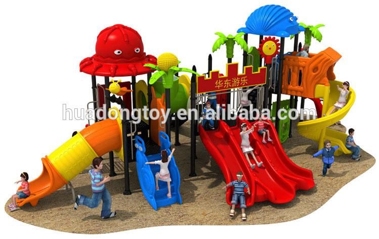 Kids Outdoor Playground Plastic Slides