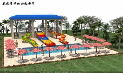 Swimming Pool Water Slide for Family Manufacture in China