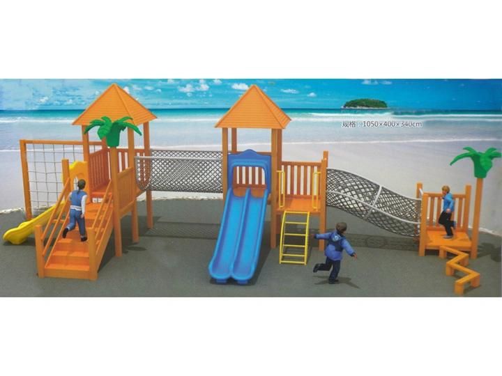 Backyard Wooden Outdoor Playground Equipment for Children Amusement Park