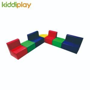 Kindergarten Indoor Customized Soft Play Kids Modular Sofa Seat Chair System Play Center
