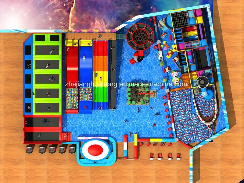 2016 New Multifunctional Funny Indoor Playground (HD16-186A)