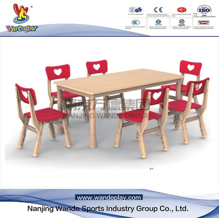 Stronger Plastic Kids Square Tables and Chairs for Preschool